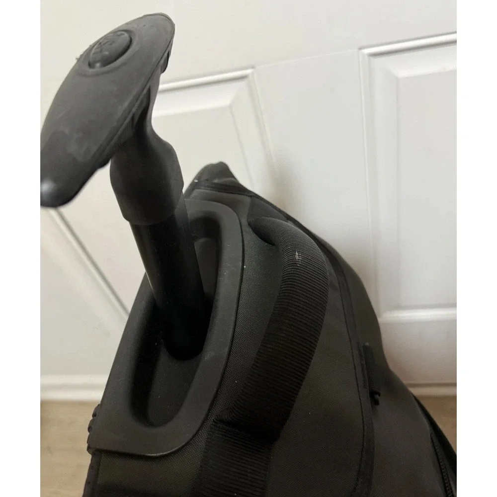Mont-Bell Duffle Bag With Wheels Model 100 For Travel Luggage Large Black